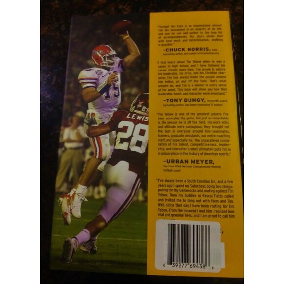 Through My Eyes by Tim Tebow and Nathan Whitaker (2011, Hardcover) Brand New! - Picture 2 of 5